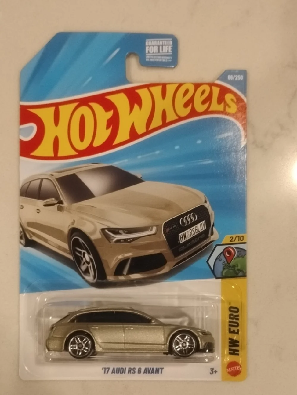 Mattel Hot Wheels '17 Audi RS 6 Avant - Gold